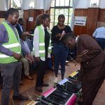 West Mugirango MP Stephen Mogaka casts his LSK vote.