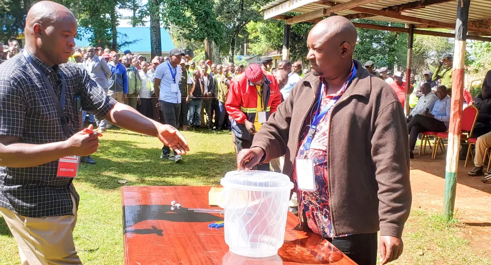 Boda Boda Association of Kenya holds elections for Chair and Vice Chair in Nyamira.