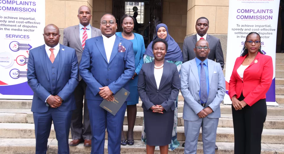 Chairperson and members of the Complaints Commission of the Media Council of Kenya sworn into office.