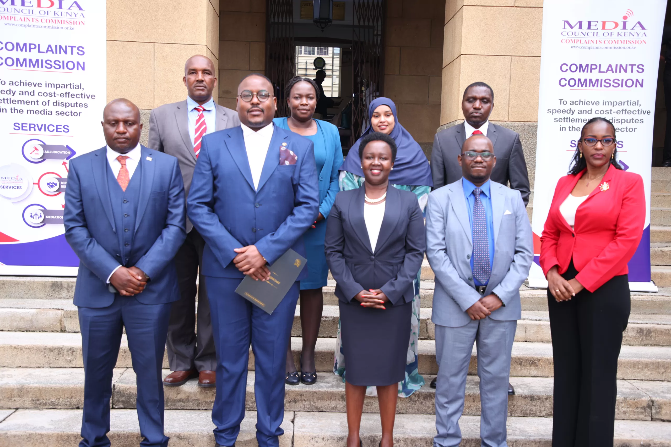 Chairperson and members of the Complaints Commission of the Media Council of Kenya sworn into office.