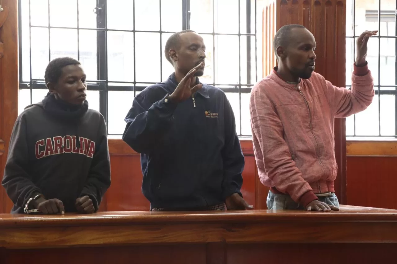 Three robbery with violence suspects were arraigned before a Nairobi court on Monday, where they accused police officers of torturing them while in custody