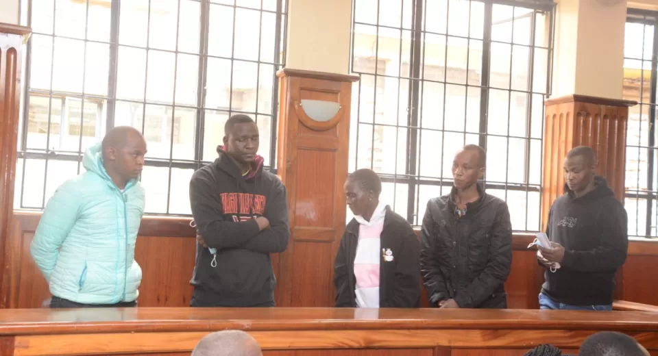 Five Gigiri Police Officers Arraigned Over Escape of Kware Murder Suspect