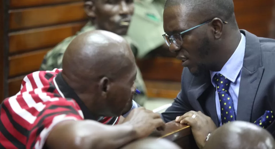 Controversial preacher Paul Mackenzie in court during the second week of hearings of the Shakahola deaths.