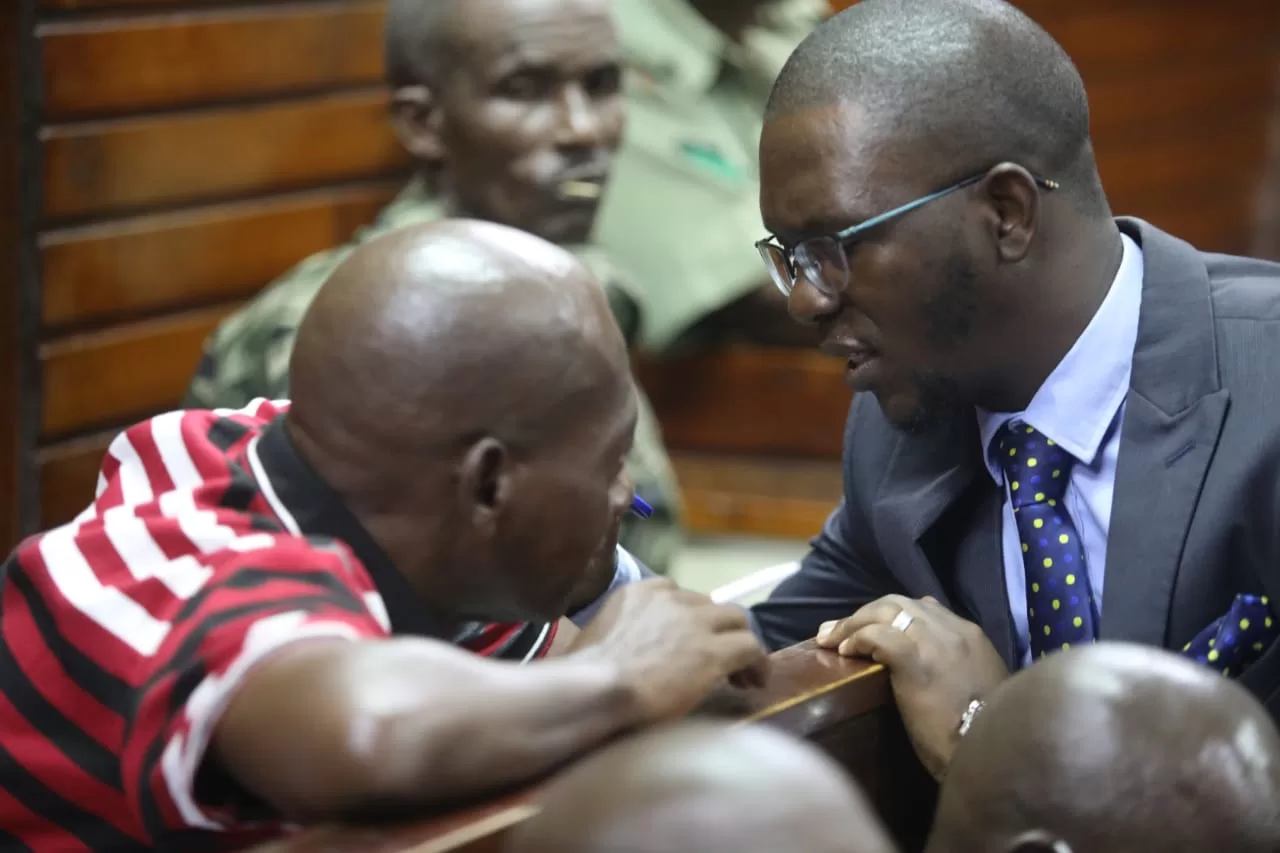 Controversial preacher Paul Mackenzie in court during the second week of hearings of the Shakahola deaths.