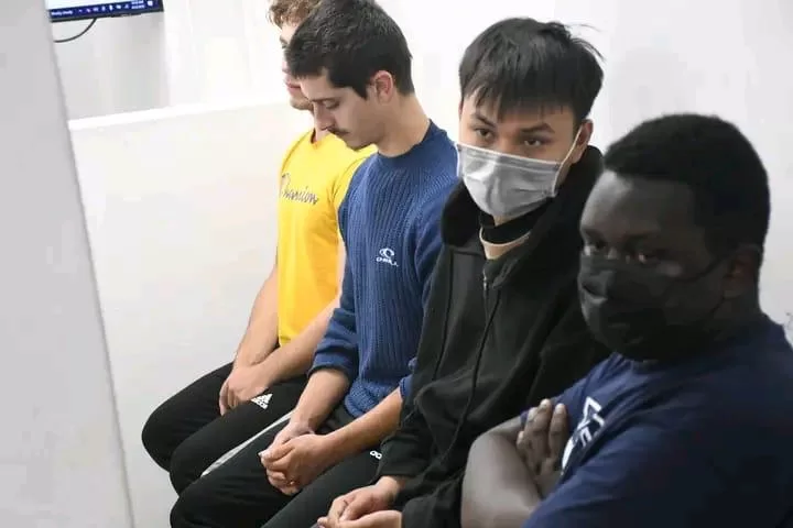 Belgian nationals Lornoy David and Seppe Lodewijckx, Vietnamese national Duh Hung Nguyen, and Kenyan national Dennis Ng’ang’a